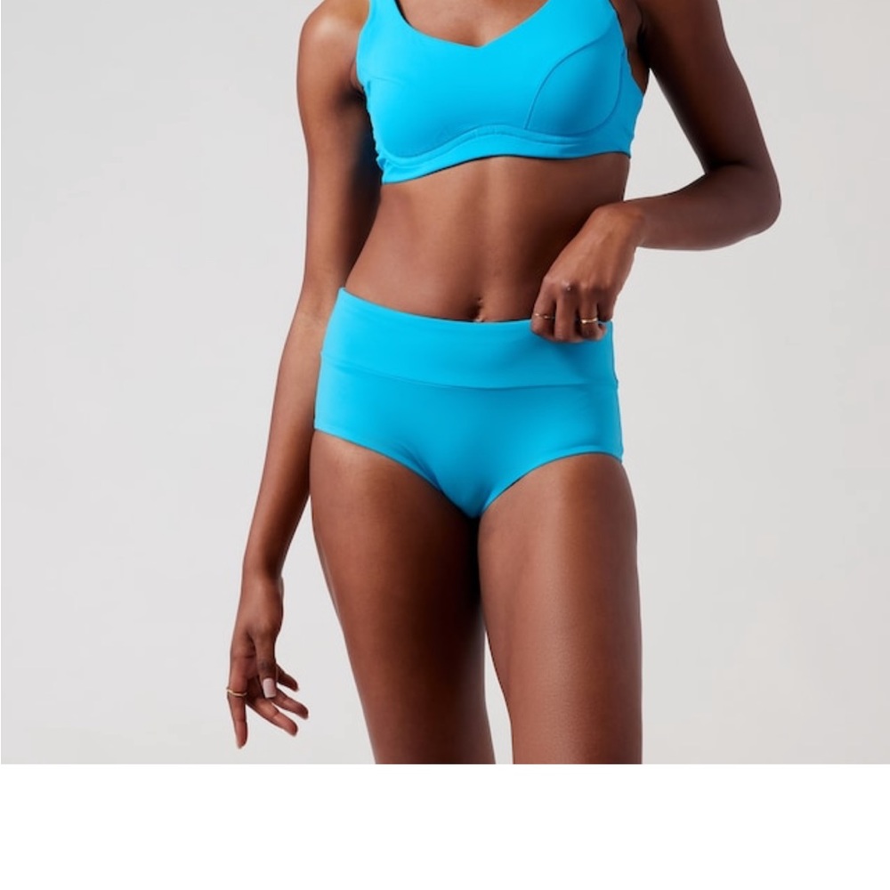 Santorini blue, Athleta, Bikini Bottom